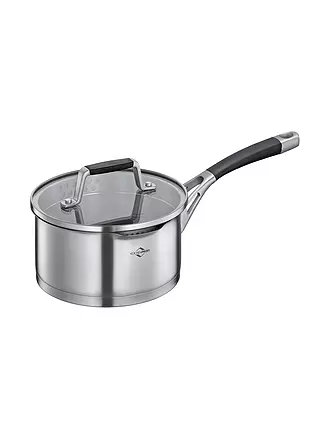 KÜCHENPROFI | Cazo con mango 16cm/1,5l BOLOGNA Acero inoxidable /Negro | 